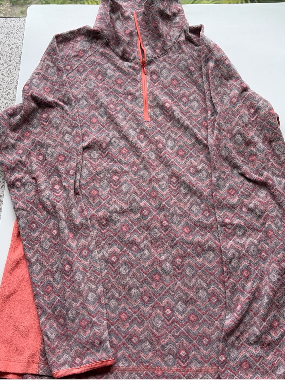 Columbia Women's Arctic Air Printed Half Zip Size Large